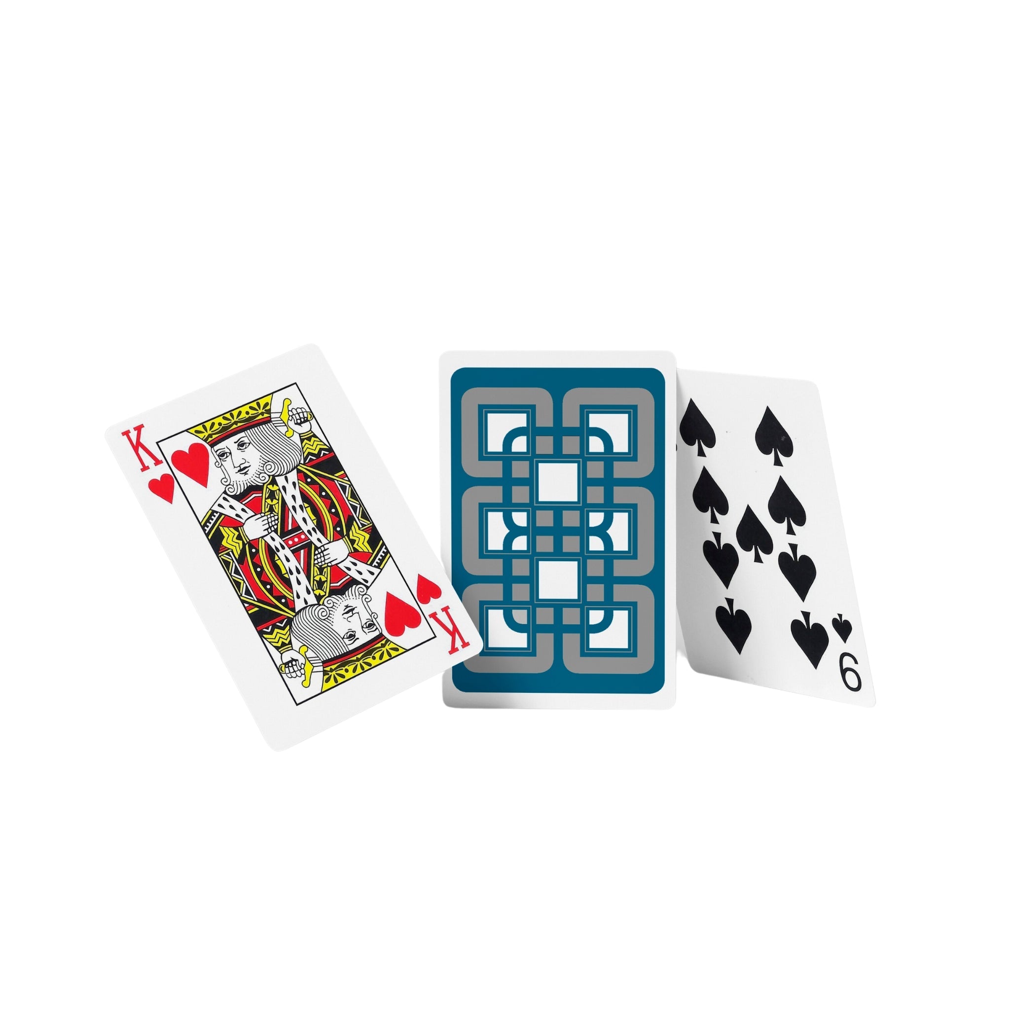 All-Plastic Baron Bridge Playing Card (Slightly Larger Index) - 12 Cellophane-Wrapped Decks