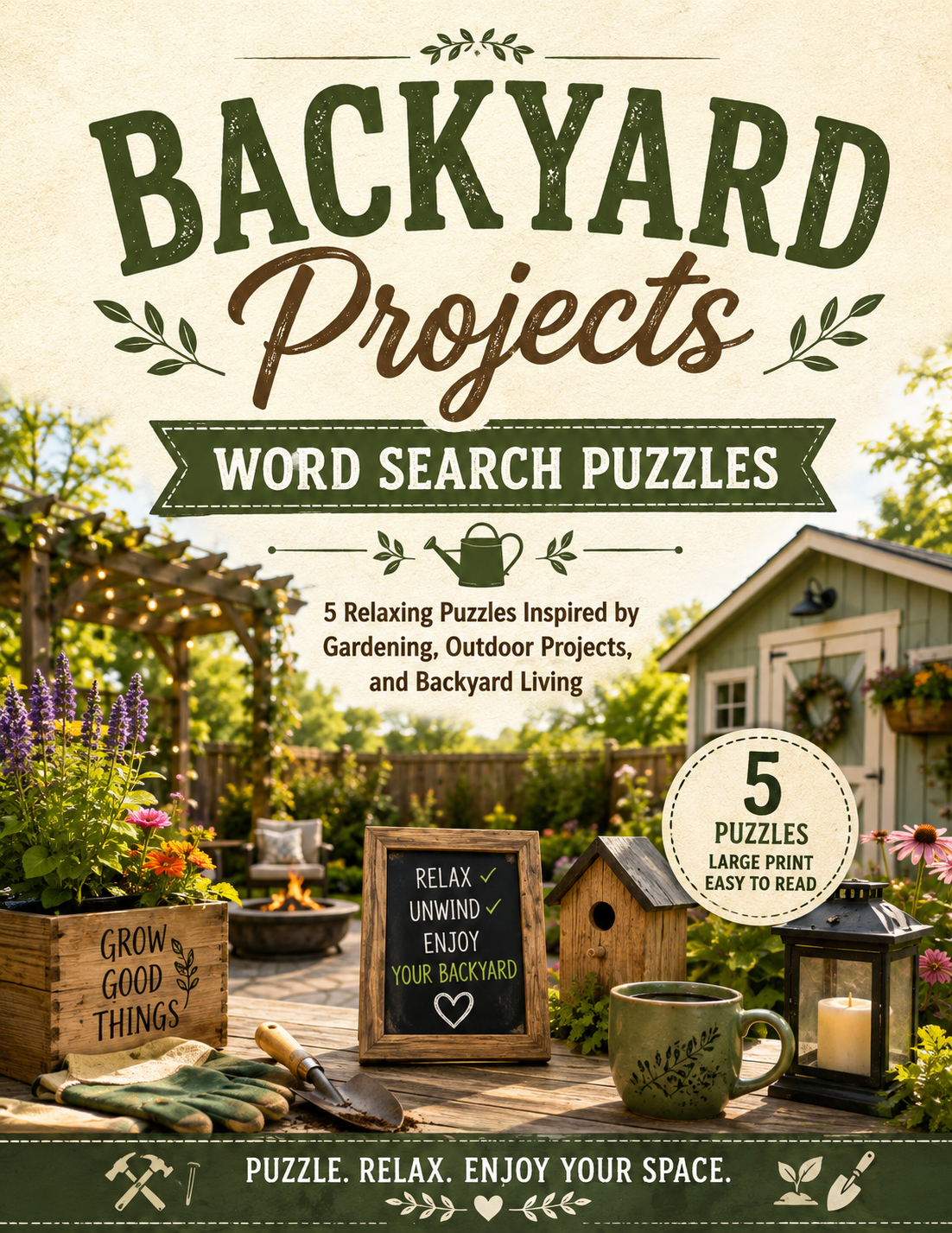 Backyard Projects Word Search Puzzles
