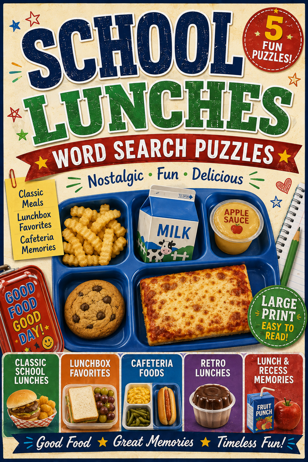 School Lunches Word Search Puzzles