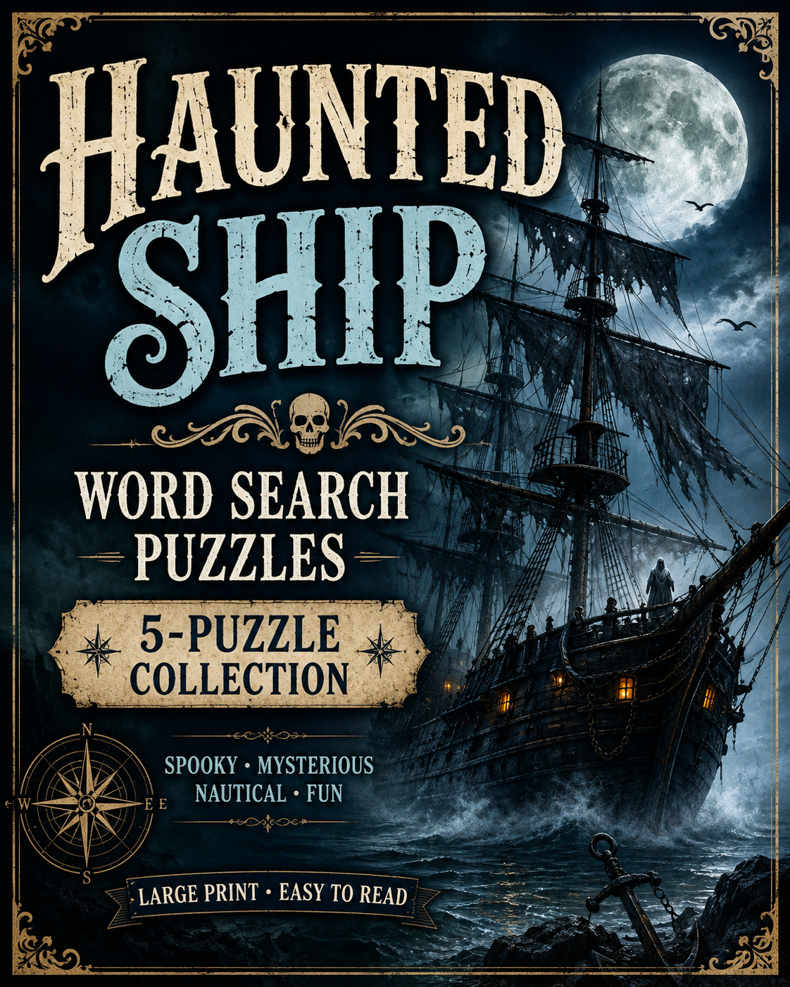 Haunted Ship Word Search Puzzles