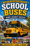 School Buses Word Search Puzzles