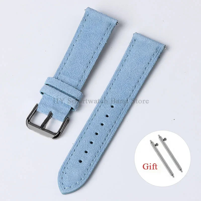 Motorola Moto Vintage Suede Leather Quick Release Watch Band Strap