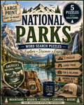 National Parks — Printable Large Print Word Search | Instant Download PDF
