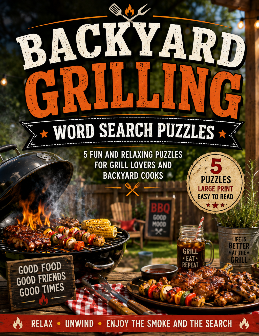 Backyard Grilling Word Search Puzzles