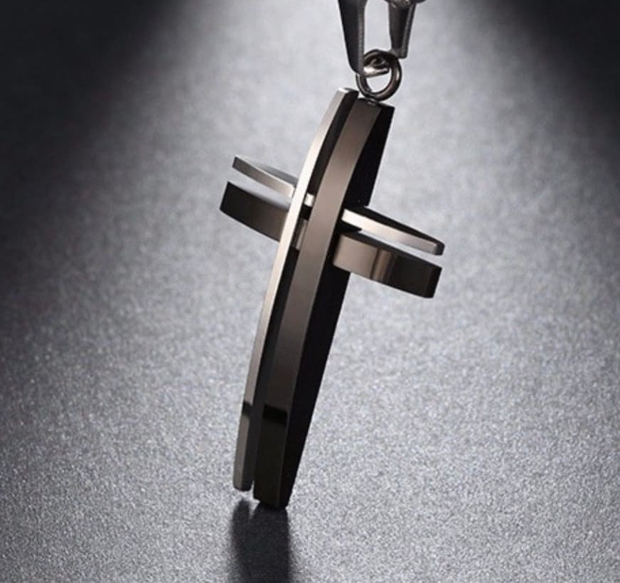 Men's Cross Necklace – Faith-Inspired Stainless Steel