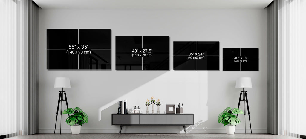 Sailboats Glass Wall Art